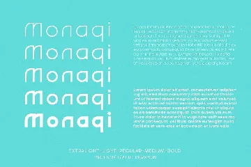 Monaqi font