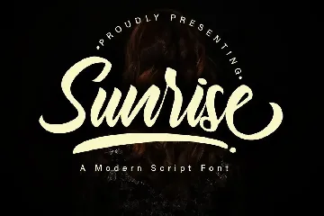 Sunrise Modern Script Font
