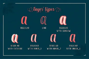 Nadella Layered Script font