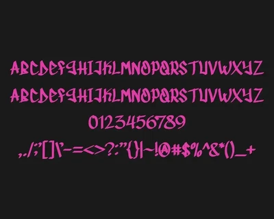 TrefasnoGraffitil font