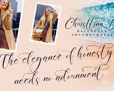 Kalindaty Alintaria Wedding Script font