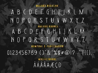 Malord Pressed Font