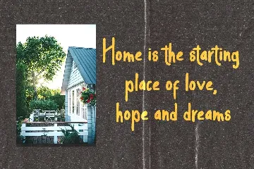 House Home font