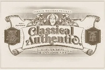 Classical Authentic font