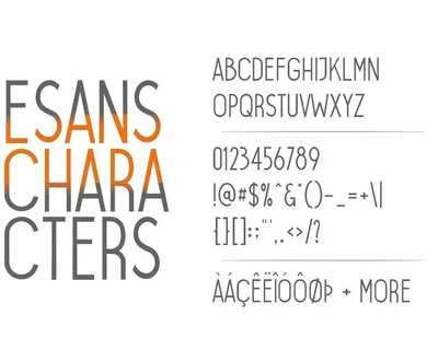 Esans Layered Font