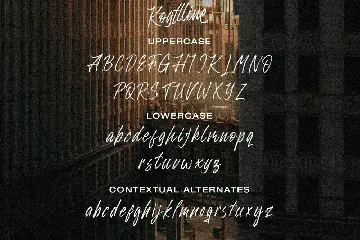 Kogttline Brush Font