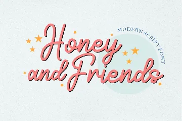 Honey & Friends font