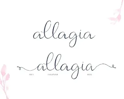 Allagia font