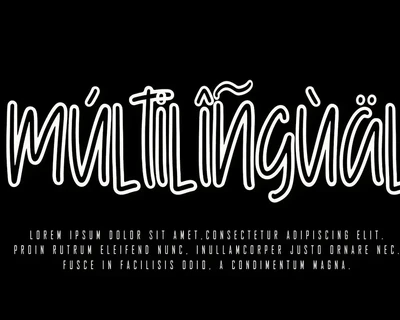 Breaky - Double Line Font