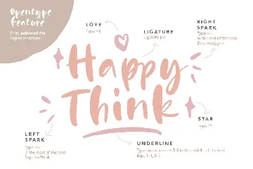 Happy Pink font