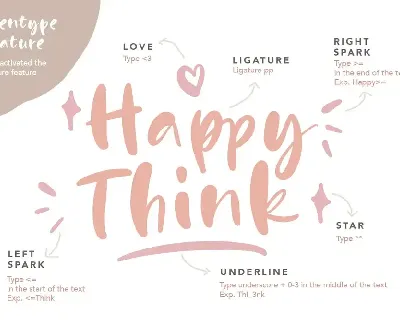 Happy Pink font