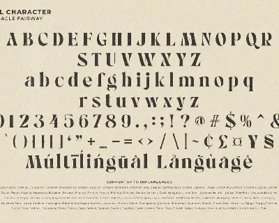 Miracle Fairway font