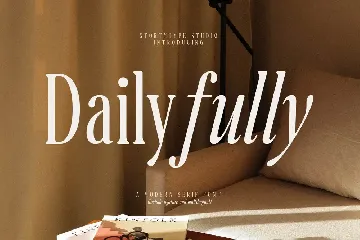 Dailyfully A Modern Serif Font