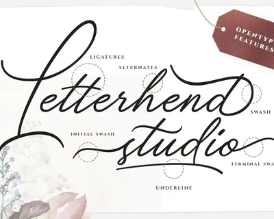 Venettica Signature Romantic Script font