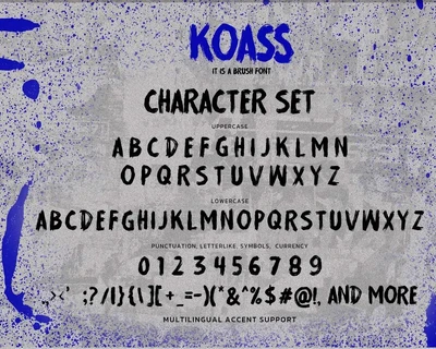 KOASS - It Is a Brush Font