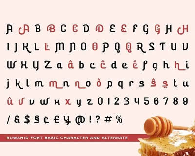 Arabic Font - Ruwahid