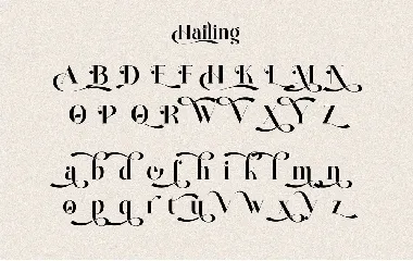 Halling font