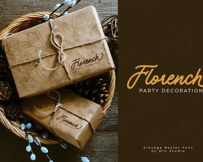 Vintage Rotter-Monoline Script Font