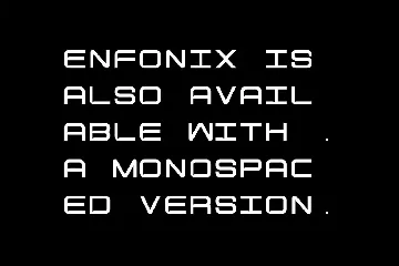 Enfonix - Stretch Font