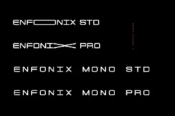 Enfonix - Stretch Font