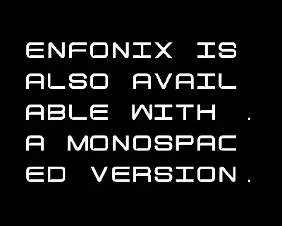 Enfonix - Stretch Font