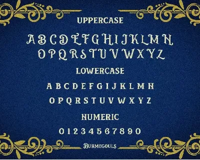 Burmegouls font