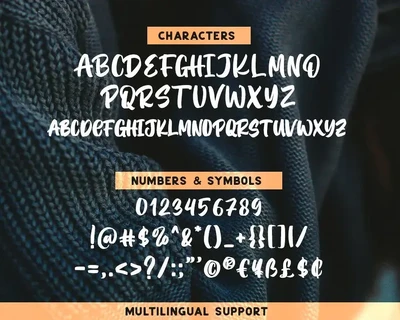 Newlight - Display Brush Font