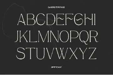 Gavers - Modern Font