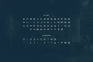 Benedic - Futuristic Font