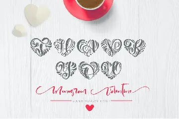 Monogram Valentine Font