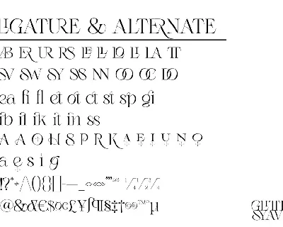 Glitther Syavina font