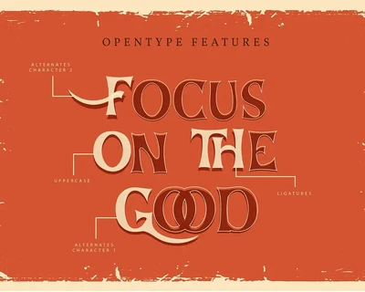 Aganthus | Classic Vintage Font