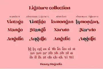 Beauty Magnolia font