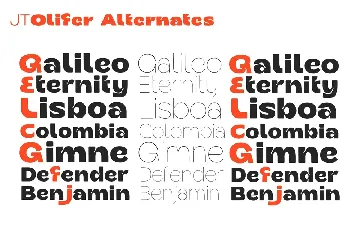 JT Olifer | Sans 40 Fonts Family