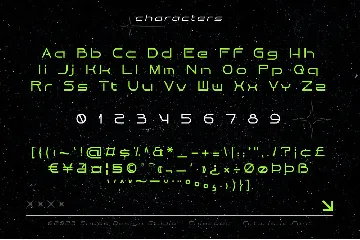 Enixspec - Futuristic Font