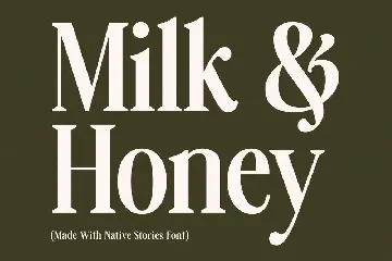 Native Stories - Classic Serif Font