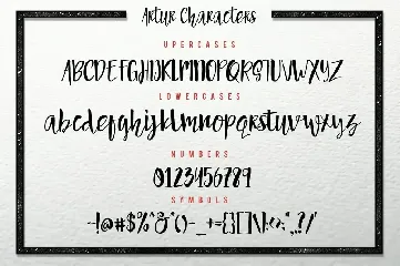 Artur Script font