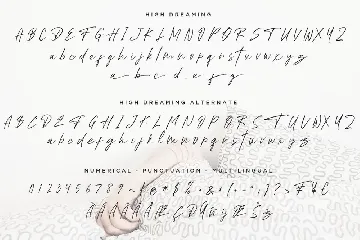 High Dreaming font