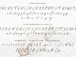 High Dreaming font