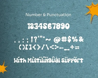 Shoese Flower - 1990's Retro Font