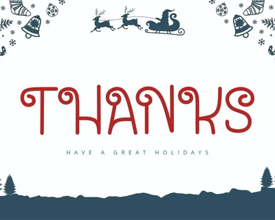Santa House font
