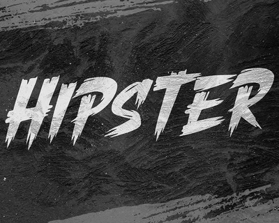 Break brush a Wild brush Font