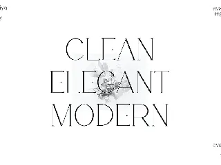 Evafiya - Clean Serif Font