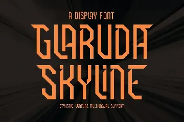 Garuda Skyline A Display Font