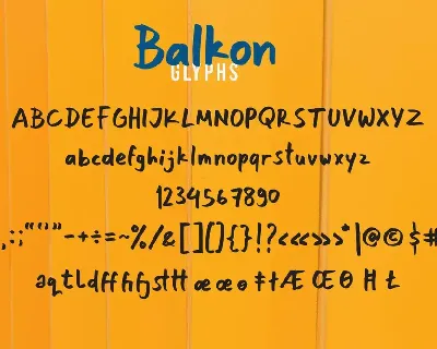 Balkon font