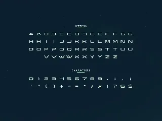 Drepoen - Futuristic Font