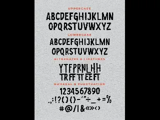 Griffith - Stressed Font
