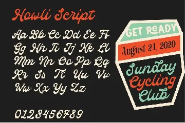 Howli Script font