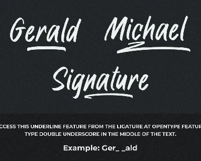 Raymond Signature Font