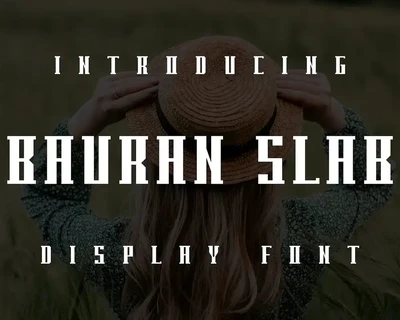 Bauran Slab Font